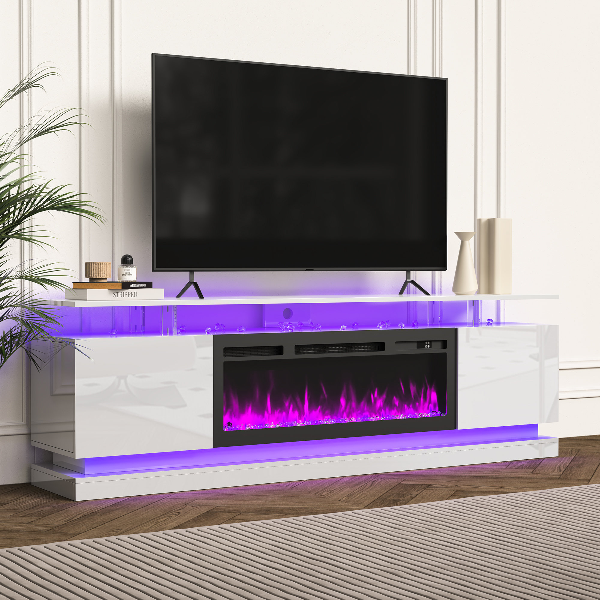 High end tv stands for flat screens discount